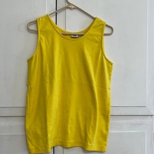 Yellow Cotton Tank